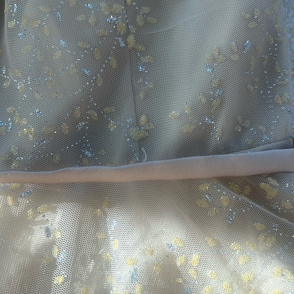 Terani Couture NWT Champagne Tulle Cocktail Dress Wedding Guest Size 6 - Picture 5 of 16